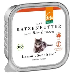 defu Nassfutter Katze Lamm Sensitive bio 100g