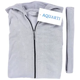 Aquarti Bademantel Aquarti Grau XL