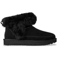 UGG für Damen. 1173832 Klassische Ultra Mini Chalet Lederstiefeletten schwarz (41), Wohnung, Keine, Lässig, Heimtextilien