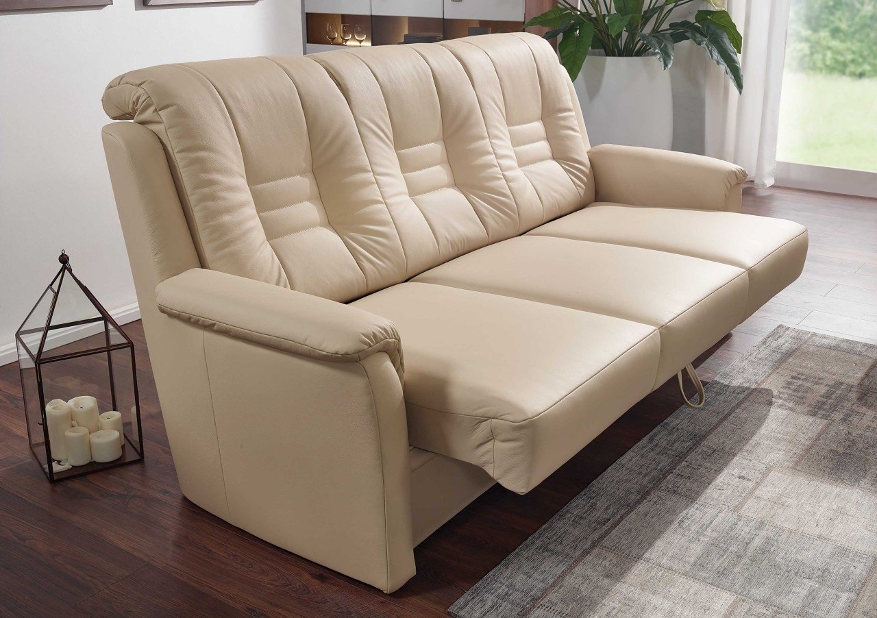 Dietsch Berlin 3Sitzer Sofa mit Bettkasten und Sitzvorzug optional