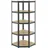 Juskys Lageregal Corner Basic 180 x 70 x 40-70 cm Grau