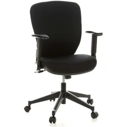 Bürostuhl / Drehstuhl TRAFFIC 20 Stoff schwarz hjh OFFICE