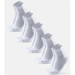 LAUFSOCKEN FÜR LANGE DISTANZEN - 5-Pack - Weiß - 43-47