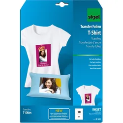 sigel InkJet Transfer Folien für T-Shirts