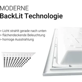 enovalite LED-Panel 1 Stück 62x62 cm 30 W 4500 lm