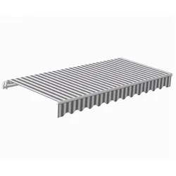 Gelenkarmmarkise SUNSHINE grau weiss