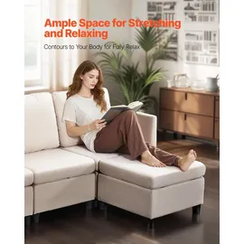 Vevor Ecksofa 5 Sitzer  Beige