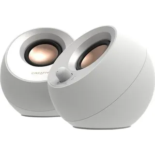 Creative Labs Creative Pebble V3 - White - Bluetooth 5.0, USB 8 Watt (Gesamt)