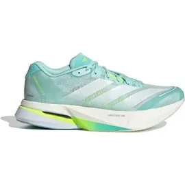 adidas Adizero Boston 13 Damen Semi Flash Aqua/Zero Metallic/Lucid Lemon 38