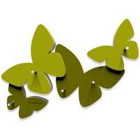 CalleDesign Farfalle Schlüsselbrett in Schmetterlingsform olivgrün