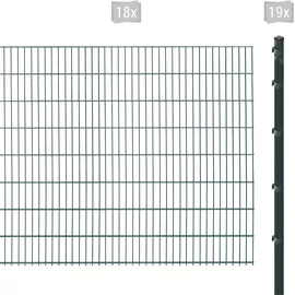 Arvotec Doppelstabmattenzaun ARVOTEC "ESSENTIAL 163 zum Einbetonieren", grau (anthrazit), H:163cm, Stahl, Kunststoff, Zaunelemente, Zaunhöhe 163 cm, Zaunlänge 2 - 60 m