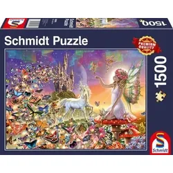 SCHMIDT SPIELE 58994 PU1500T Puzzle Märchenhaftes Zauberland