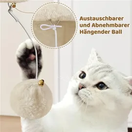 Yaheetech Kleiner Kratzbaum 60 cm Hellgrau
