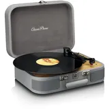 Lenco Classic Phono TT-116GY - Retro Plattenspieler mit Bluetooth Plattenspieler