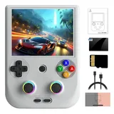 Meiurlex RG406V Retro Handheld Spielkonsole 128G TF-Karte 4000+Spiele, 5,48 Zoll IPS Touchscreen Unisoc T820 Android System Videospiel Player, Unterstützt WiFi & Bluetooth ((4+128G)+128G)