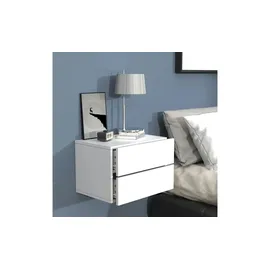 Livetastic Nachtschrank Usal 45 x 32 x 30 cm Weiß