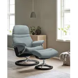 Stressless Stressless® Relaxsessel »Sunrise«, mit Signature Base, Größe M, Gestell Schwarz blau