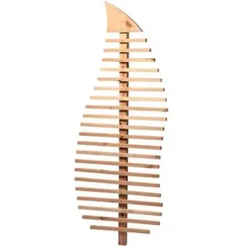 Dobar Fraxinus-Blatt Rankhilfe 76 x 186 cm Hellbraun