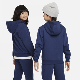 Nike Sportswear Kapuzensweatshirt CLUB FLEECE BIG KID'S PULLOVER HOODIE blau L (152/158)