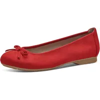Jana Damen Ballerinas Elegant Vegan, Rot 39 EU