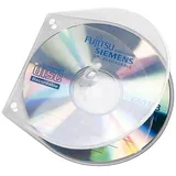 Veloflex 1er CD-/DVD-Hüllen VELOBOX transparent, 10 St.