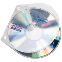Veloflex 1er CD-/DVD-Hüllen VELOBOX transparent, 10 St.