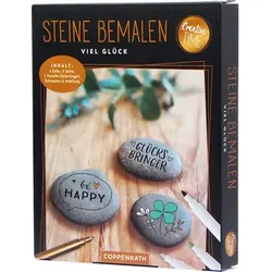 Steine bemalen - Viel Glück