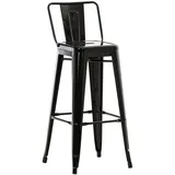 TPFLiving Barhocker 0 x 0 cm Schwarz