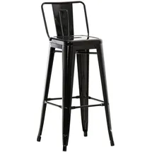 TPFLiving Barhocker 0 x 0 cm Schwarz