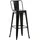 TPFLiving Barhocker 0 x 0 cm Schwarz