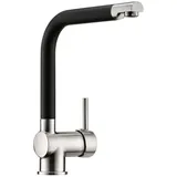 naber gmbh Drive 1S Einhebelmischer Edelstahlfarbig/Schwarz