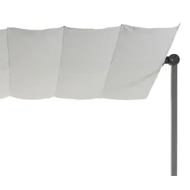 LECO Standmarkise Waved 400 x 250 cm grau