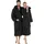 CELINATEX Bademantel Schwarz S