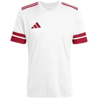Adidas Herren SQUADRA25 Jersey Short Sleeve, White/Team Power red