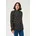 Langarm-Bluse Schwarz/Beige 44