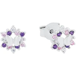 Prinzessin Lillifee Ohrstecker Silber 925, rhodiniert in Lila, | Gr.: onesize