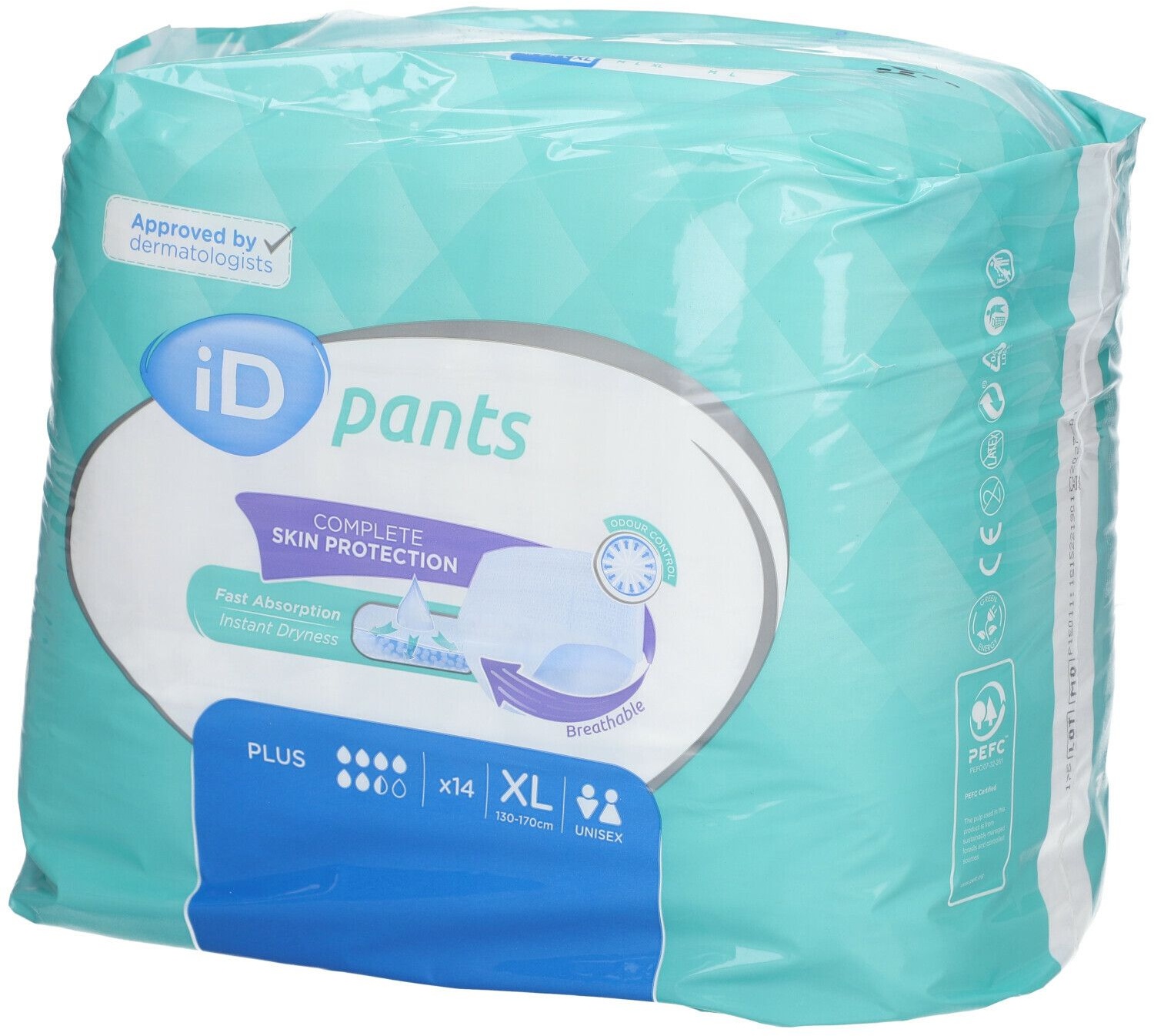 iD Pants Plus XL 14 pc(s) Couches