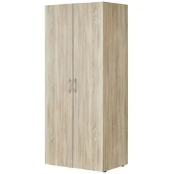 Schrank, 2-türig  Multischrank-System ¦ holzfarben ¦ Maße (cm): B: 80 H: 185 T: 54