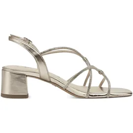 TAMARIS Blockabsatz-Sandalette Damen Gold 40