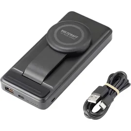 VOLTCRAFT VC-WPB-20000 Wireless Powerbank 20000 mAh Qi Wireless Charging, USB PD Li-Ion Schwarz Statusanzeige