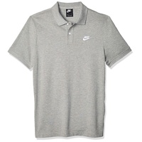 Nike Herren M NSW Ce Matchup Pq Polo Shirt, Dark Grey Heather/White, XL EU