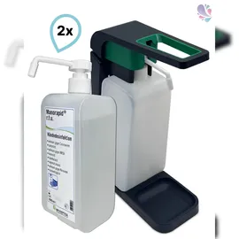 Blanc HYGIENIC Hebelspender 1.000ml Schwarz/Grün