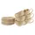 Almina Wave Biscuit Kaffeeservice 12-tlg. beige/braun