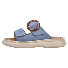 Rieker Bequeme Pantoletten für Damen, blau, 37 EU