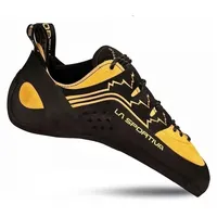 La Sportiva LaSportiva Katana Laces Unisex Kletterschuh schwarz/gelb - 35,5