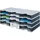 Styro Sortierstation Styrodoc grau/schwarz mit 12