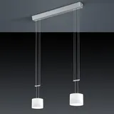 Bankamp Grazia 2-flg. 60 cm rund nickel matt