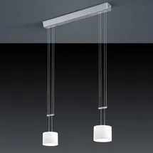Bankamp Grazia 2-flg. 60 cm rund nickel matt
