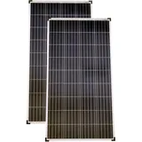 Solarmodule 2 Stück 130 Watt Poly Solarpanel Solarzelle 1290x675x30 92459 Photovoltaik