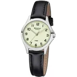 Regent Damen Analog Quarz Uhr mit Leder Armband 12111164